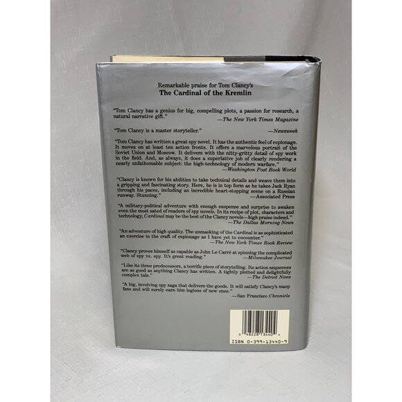 Tom Clancy "Clear And Present Danger" First Edition Hardcover Book Fiction - Picture 4 of 8